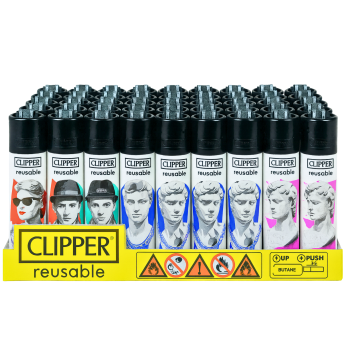 CLIPPER - Classic Reusable Feuerzeug Design Mix